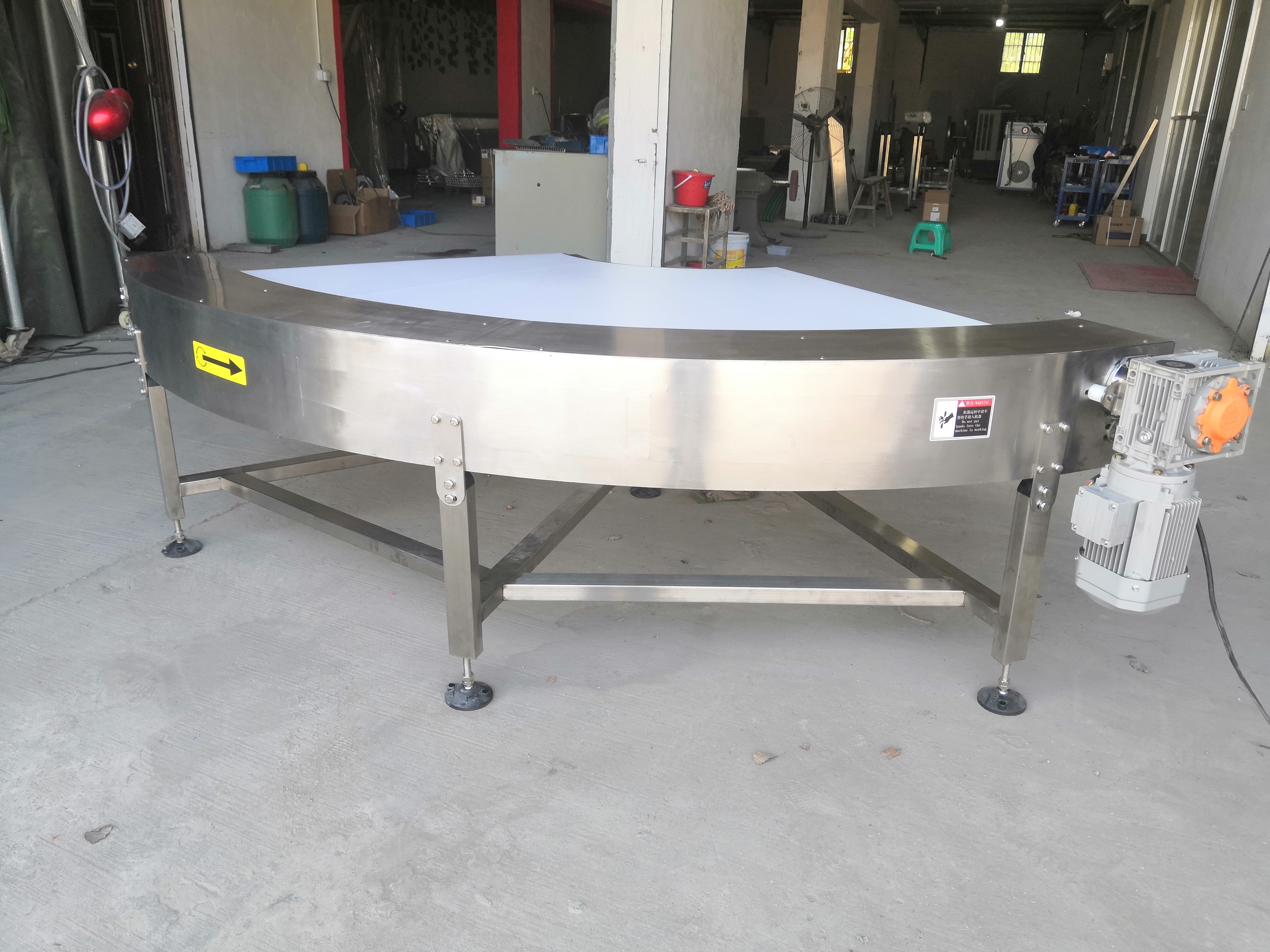90 Degree Curve Belt Conveyor